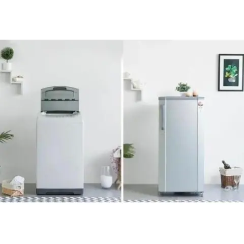 Single Door Fridge and Top Load Washing on rent rent in 