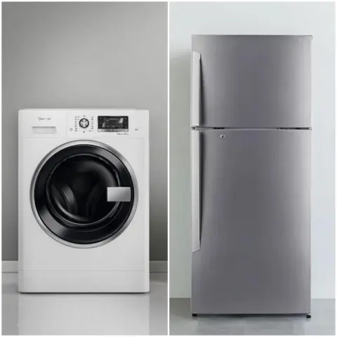 Double door Fridge Front Load washing rent in bengaluru