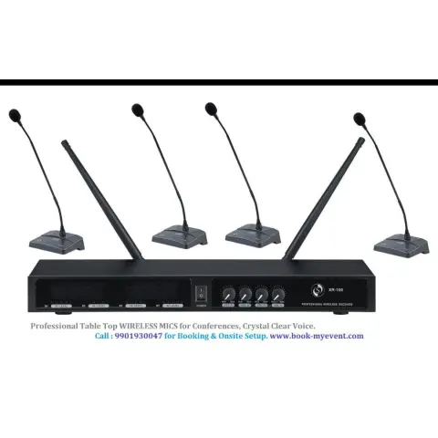 Wireless Conference Mics for delegate meetings  rent in bengaluru