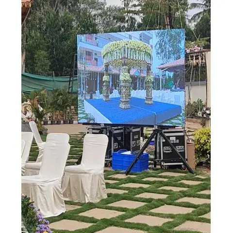 12 Feet Width by 8 Feet Height LED Video Wall for Events And DJ  rent in 