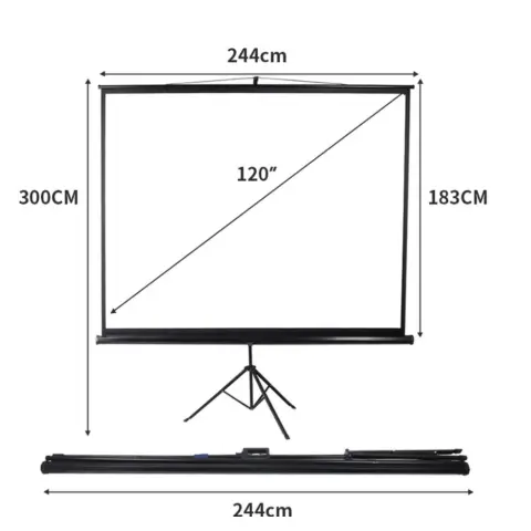LCD Projector with Tripod Screen for rent rent in 