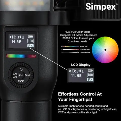 Simpex LS 500R Handheld RGB Light Stick  rent in 